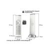 Panasonic KX-TGK210PDW hívóazonosítós fehér dect telefon