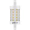 Osram Star műanyag búra/7W/806lm/2700K/R7s LED ceruza