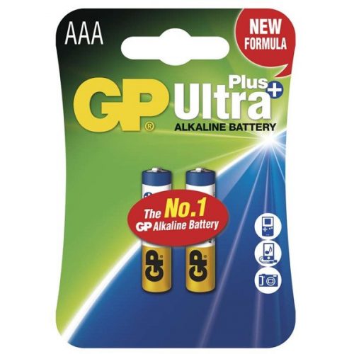 GP Ultra Plus AAA (LR03) alkáli mikro ceruza  elem 2db/bliszter