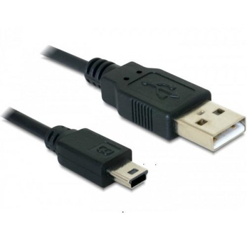 Delock 82396 0,7 méter USB 2.0-A > USB mini-B 5 pin apa/apa kábel