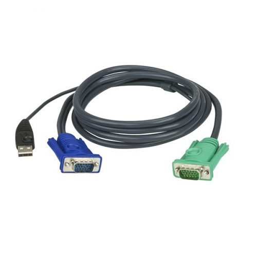 ATEN 2L-5202U KVM Kábel USB VGA 1,8m