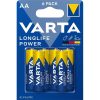 Varta 4906121446 Longlife Power AA (LR6) alkáli ceruza elem 6 db/bliszter