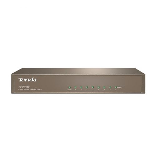 Tenda TEG1008D 8port 10/100/1000Mbps LAN nem menedzselhető asztali Switch