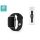 Devia ST324871 Devia 40mm iWatch fekete óraszíj