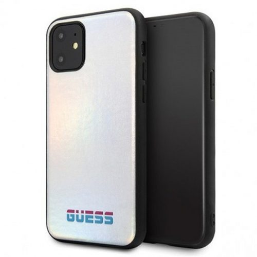 GUESS iPhone 11 Pro Max színváltó ezüst kemény tok