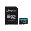 Kingston 256GB SD micro Canvas Go! Plus (SDXC Class 10 UHS-I U3) (SDCG3/256GB) memóriakártya adapterrel