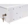 Stalflex CHR19-3U-420W 19" 3U 420mm mély fehér CCTV rack