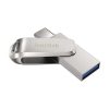 Sandisk 256GB USB3.1/Type-C Dual Drive Luxe Ezüst (186465) Flash Drive