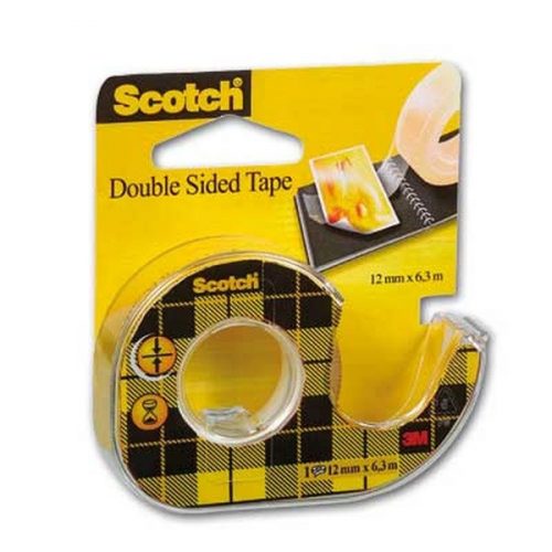 Scotch 136D 12mmx6,3m kétoldalas ragasztószalag adagolóval