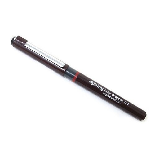 Rotring Tikky Graphic 0,3mm bordó tűfilc