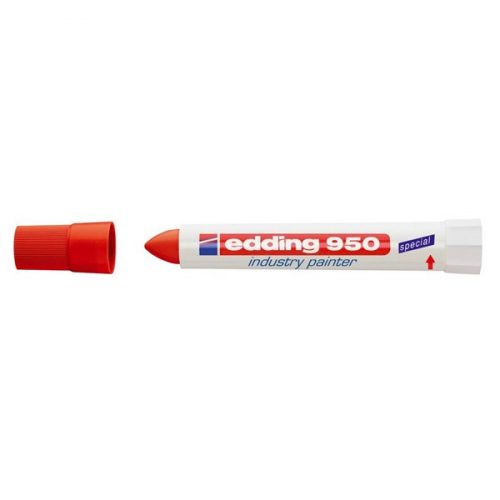 Edding 950 piros permanent ipari jelölőkréta