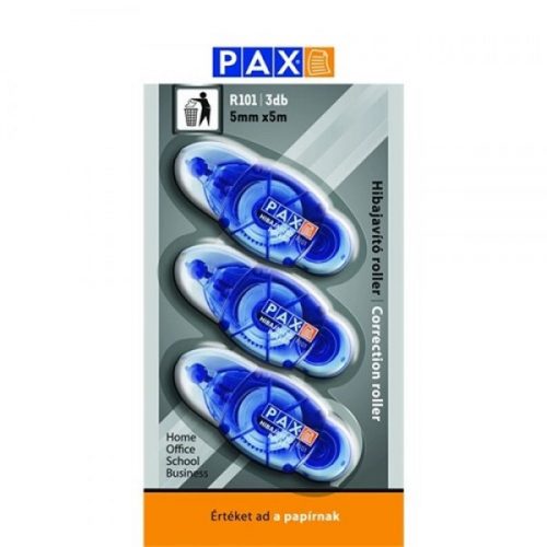 Pax R101 3db kék hibajavító roller