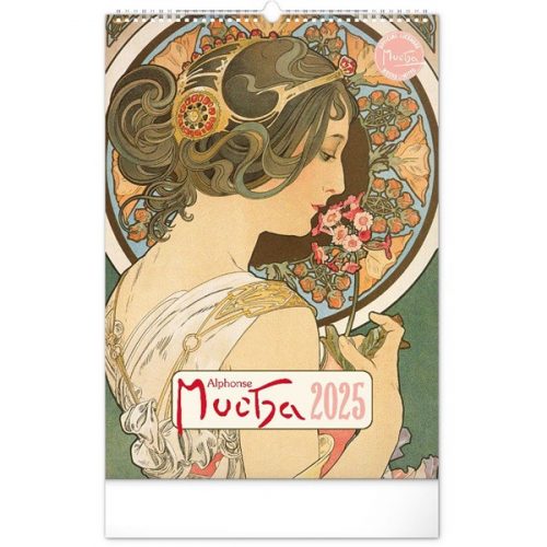 Realsystem 2025 Alphonse Mucha 6094-AM falinaptár