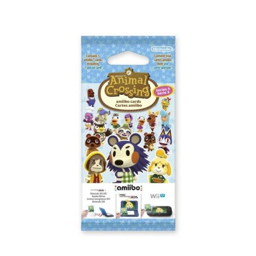 Amiibo Animal Crossing: Happy Home Designer Vol.3 3 darabos kártya csomag