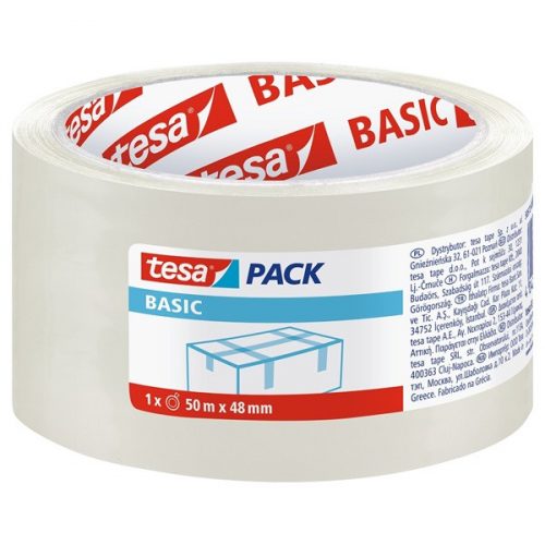 Tesa Basic 58572 48mmx50 m átlátszó csomagzáró szalag