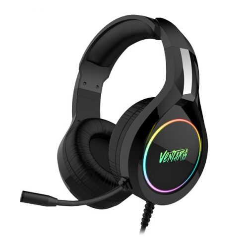 Ventaris H700 RGB 7.1 fekete gamer headset