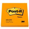 Post-it 76x76mm 100lap neon narancs jegyzettömb