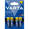 Varta 4906121414 Longlife Power AA (LR6) alkáli ceruza elem 4db/bliszter