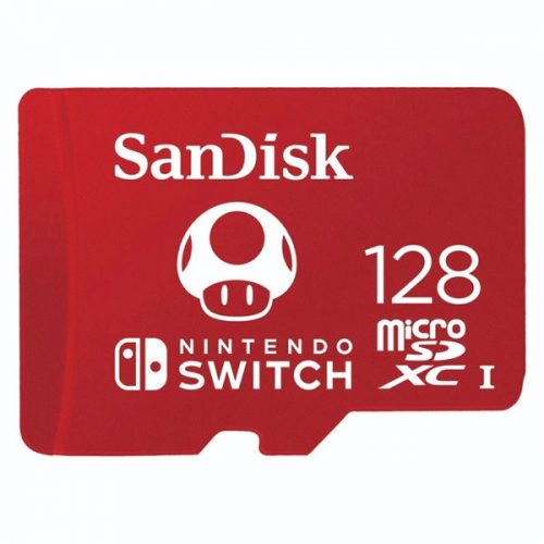 Sandisk 00183552 128GB SD micro (SDXC Class 10 UHS-I U3) Nintendo Switch memóriakártya