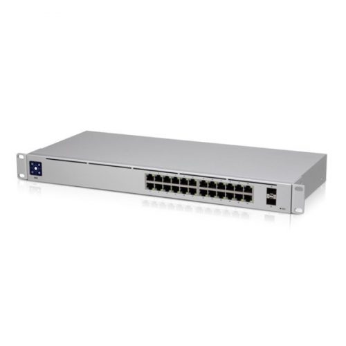 Ubiquiti UniFi USW-24 24port GbE LAN 2xGbE SFP port L2 menedzselhető switch