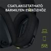 Logitech G435 Lightspeed Wireless fekete gamer headset