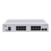 Cisco CBS250-16T-2G 16x GbE LAN 2x SFP port L2 menedzselhető switch