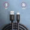 Axagon BUCM3-AM20AB USB-C 3.2 Gen 1 -  USB-A 2 m fekete kábel