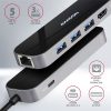 Axagon HMC-6GL SUPERSPEED USB-C COMBO 6IN1 HUB