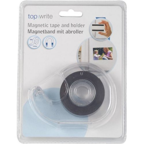 Topwrite 5mx19mm tartóval mágnesszalag