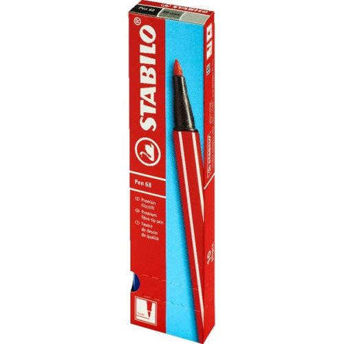 Stabilo Pen 68 10db/csomag kék rostirón