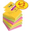 Post-it Super Sticky Carnival 76x76mm  90lapos 4+2db  vegyes Z-jegyzettömb