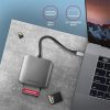 Axagon CRE-S3C USB-C 3.2 SD/microSD/CF külső kártyaolvasó