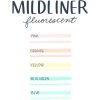 Zebra Mildliner Fluorescent 5db-os kettős végű szövegkiemelő készlet