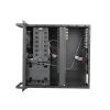 Lanberg SC01-4504-10B 19" 4U SZÉL:430 MÉLY:450mm MAG:177 táp nélküli rack szerver ház