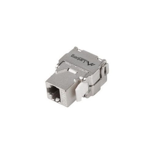 Lanberg KSF5-2000 Cat5e FTP 180°-os szerszám nélkül szerelhető árnyékolt RJ45 Keystone jack