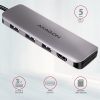 Axagon HMC-HCR3A SuperSpeed USB-C COMBO 5in1 HUB