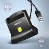 Axagon CRE-SM4N USB Smart card StandReader okos kártyaolvasó