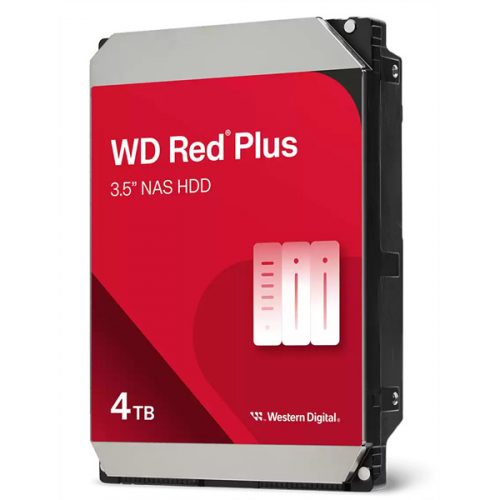 Western Digital 3,5" 4000GB belső SATAIII 5400RPM 256MB RED PLUS WD40EFPX winchester 3 év