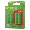 GP ReCyko AA/HR6/2100mAh/6db ceruza akkumulátor