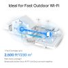 TP-Link DECO X50-Outdoor AX3000 Whole Home Mesh Wi-Fi 6 802.11ax Kültéri Vezeték nélküli rendszer (1db-os)