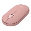 Logitech M350S Pebble Mouse 2 vezeték nélküli rózsaszín egér