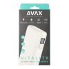 AVAX PB202W VITALITY 20000mAh Type C/PD 65W+QC18W gyorstöltő fehér power bank