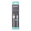 AVAX CB124W PURE 2m 2,1A USB A-Lightning fehér adat- és töltőkábel