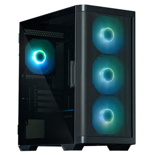 Zalman M4 fekete (táp nélküli) ablakos mATX ház