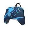 PDP 049-023-BLTD Rematch Glow Adevanced Xbox Series X|S/Xbox One/PC Blue Tide Glow in the Dark vezetékes kontroller