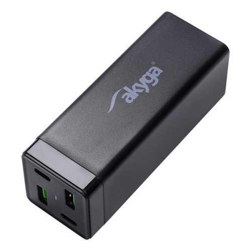 Akyga AK-CH-17 5-20 V / max.3.25 A 65W 2xUSB-A + 2xUSB-C PD töltő