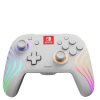 PDP 500-238-WH Afterglow Wave Nintendo Switch RGB LED Lighting fehér vezeték nélküli kontroller