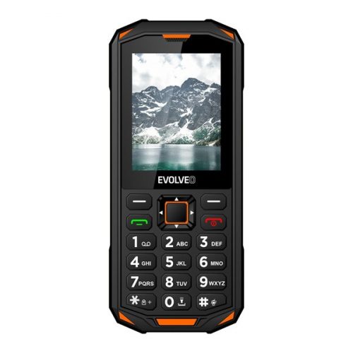 EVOLVEO Strongphone X5 2,4" DualSIM fekete/narancs mobiltelefon