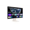 LG 27" 27SR50F-W, 1920x1080 IPS 16:9, 250cd/m2, 14ms, 2xHDMI/2xUSB/Bluetooth/AirPlay, hangszóró smart monitor