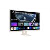 LG 31,5" 32SR50F-W, 1920x1080 IPS 16:9, 250cd/m2, 8ms, 2xHDMI/2xUSB/Bluetooth/AirPlay, hangszóró smart monitor